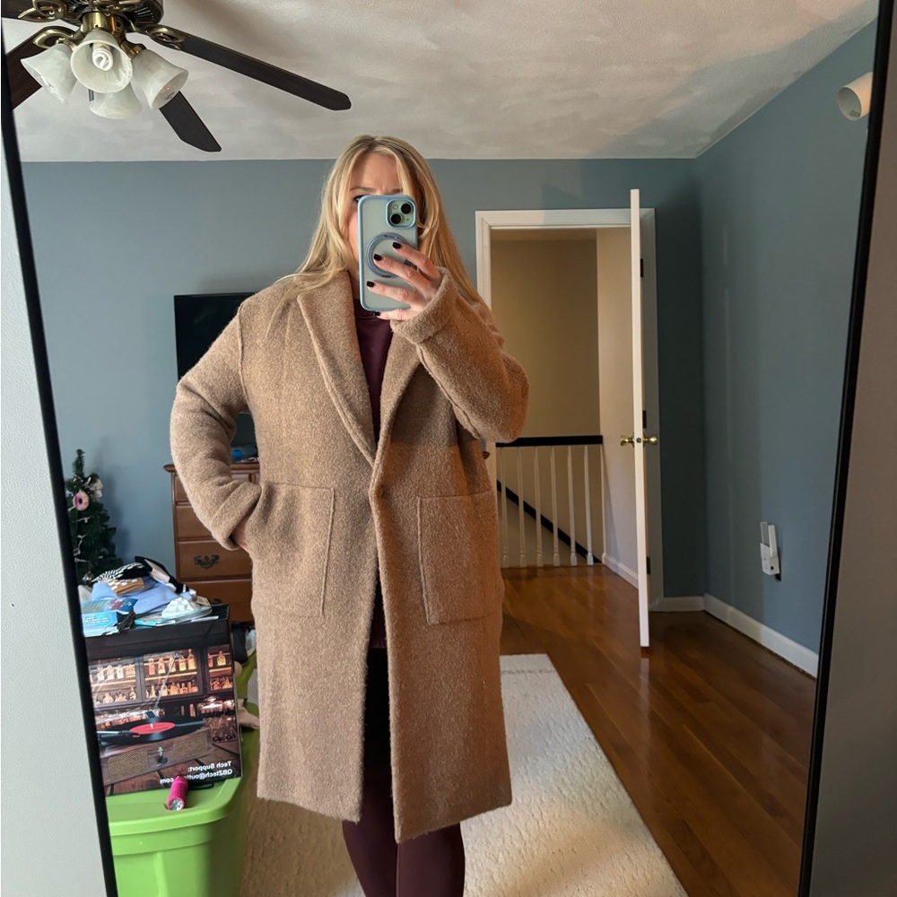 Vince Xs Merino Wool Blend Longline Cardigan in excellent condition.